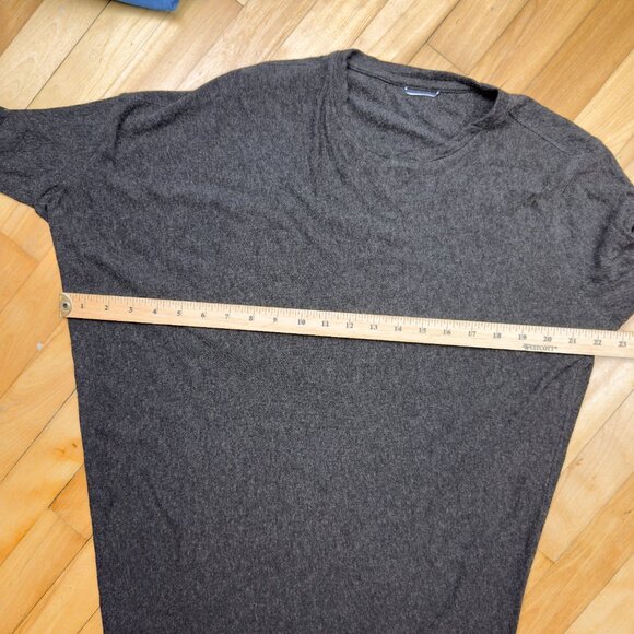 KIT AND‎ ACE Wave Viscose Cashmere Stretch Minimalist Grey Long Sleeve Dress M - Picture 9 of 13